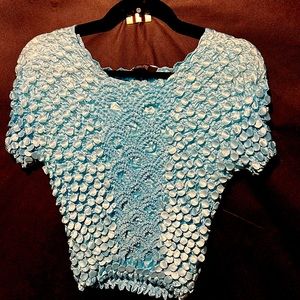 Aqua stretch top one size